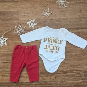 Adorable 3-6 month holiday outfit ❤️